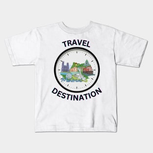 Travel to Montreal Kids T-Shirt